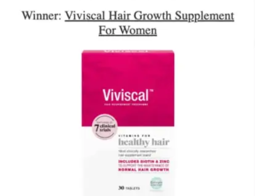 Marie Claire Hair Awards 2023: Viviscal Donna Vincitore dell’Ambito Premio